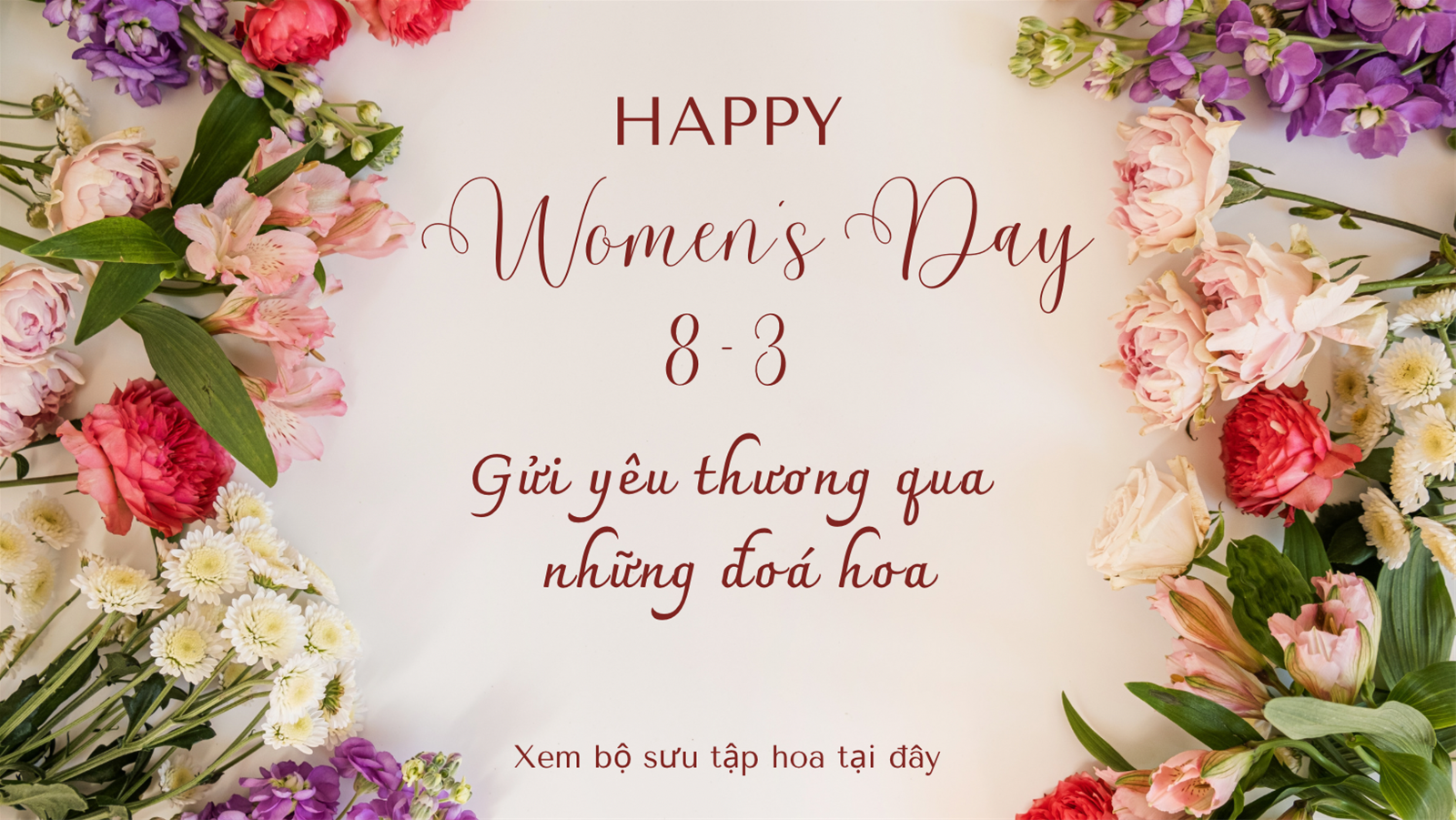 Nhận đặt hoa 8/3 giao tại Buôn Ma Thuột Dak Lak